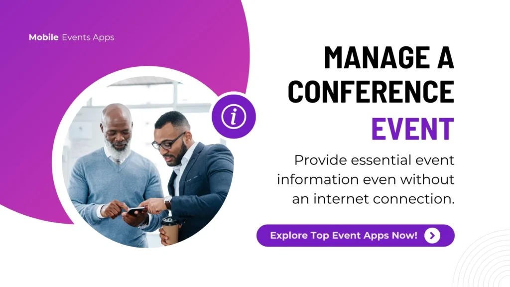 Manage a Conference Event Using a Mobile App