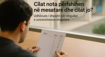 cilat nota përfshihen në mesatare